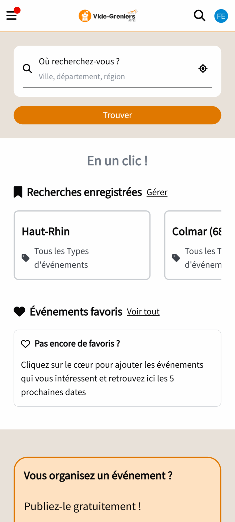 En mobile, une puce sur le bouton Menu vous indique s'il vous avez des notifications dans À faire